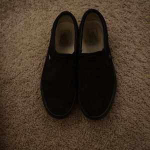 black slip on vans